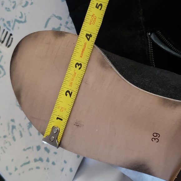 Musse & Cloud NEW Tall Boots BLACK Over-The-Knee Suede Leather NIB Womens 🎉HP🎉 - Picture 16 of 16